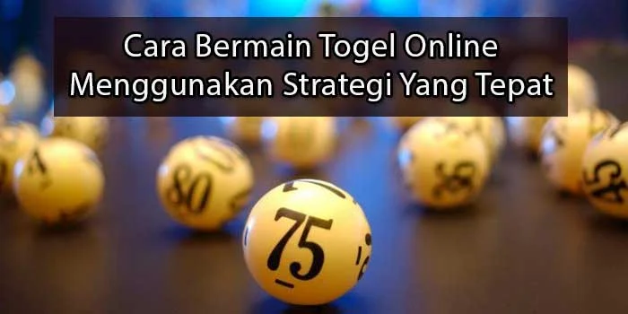 Cara Bermain Togel Online Menggunakan Strategi Yang Tepat